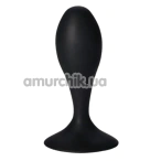 Анальная пробка Alume Silicone Balloon Plug S, черная - Фото №1