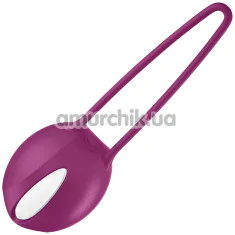 Вагинальный шарик Fun Factory Smartball Uno, фиолетово-белый - Фото №1