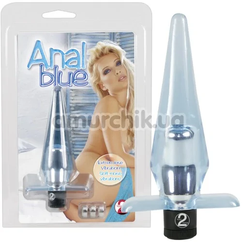 Анальна пробка з вібрацією Anal Blue vibro Buttplug