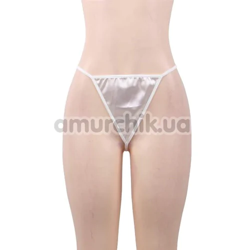 Комплект Star Night Elen Set, белый: халатик + трусики-стринги