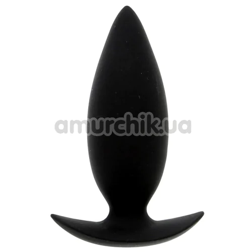 Анальная пробка Bootyful Silicone Unisex Small, черная - Фото №1