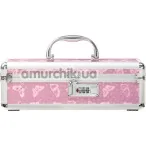 Кейс для зберігання секс-іграшок The Toy Chest Lokable Vibrator Case, рожевий - Фото №1