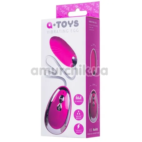 Виброяйцо A-Toys Vibrating Egg Costa, розовое