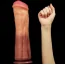 Фаллоимитатор Dual-Layered Silicone Nature Cock LV411016, телесный - Фото №4