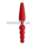 Анальный стимулятор Menz Stuff Dual Probe, красный - Фото №1