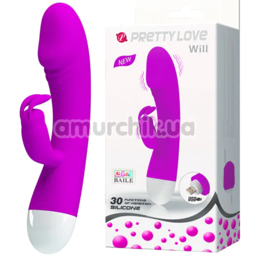 Вибратор Pretty Love Will, фиолетовый
