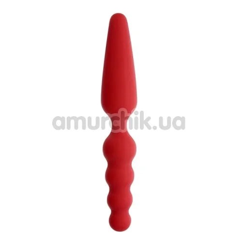 Анальный стимулятор Menz Stuff Dual Probe, красный - Фото №1