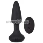 Анальна пробка з вібрацією і ротацією Breakout Pro Smooth Anal Dilator, чорна - Фото №1