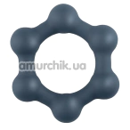 Эрекционное кольцо для члена Boners Hexagon Cock Ring, синее - Фото №1