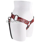 Трусики для страпона Sportsheets Saffron Monte Strap On, червоні - Фото №1