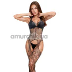 Комбінезон Bodystocking 211053, чорний - Фото №1