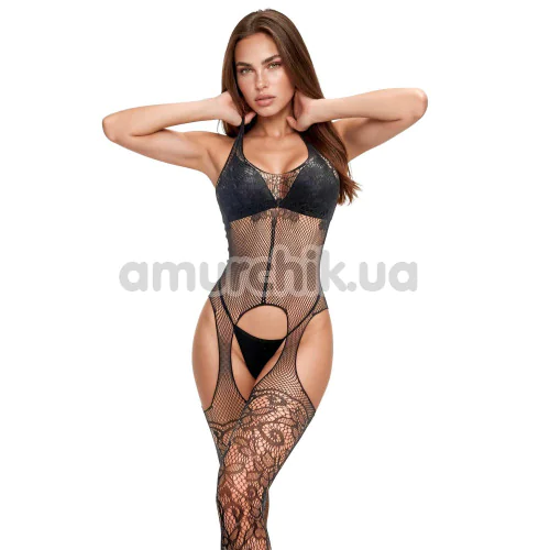 Комбінезон Bodystocking 211053, чорний - Фото №1
