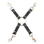 Фіксатори для рук і ніг Guilty Pleasure Premium Leather Hog Tie Cuff Set, чорні - Фото №2