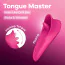 Клиторальный вибратор с подвижным язычком Satisfyer Tongue Master, розовый - Фото №8