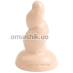 Анальна пробка Bubble Butt Twisty, тілесна - Фото №1