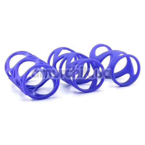 Набір насадок Posh Silicone Lover's Cages, фіолетовий