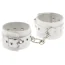 Наручники sLash Leather Rastraints Hand Cuffs, белые - Фото №1