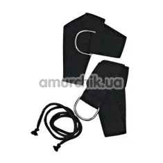 Фиксаторы для рук Bad Kitty Naughty Toys 3 Pieces Bondage Set, черный - Фото №1