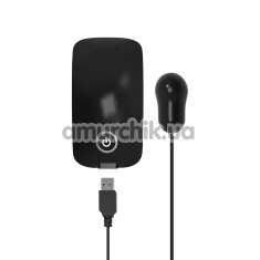 Виброяйцо Icome Energy Pack and Usb Bullet, черное - Фото №1