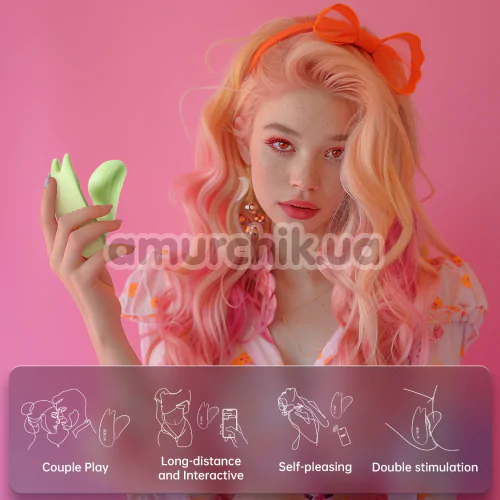 Вибратор Magic Motion Magic Umi, салатовый