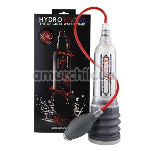 Гідронасос для збільшення пеніса Bathmate HydroXtreme 9, прозорий