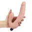 Безремневой страпон с вибрацией Rechargeable IJOY Strapless Strap-on, телесный - Фото №3