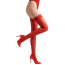 Чулки Gabriella Erotica Calze 644, красные