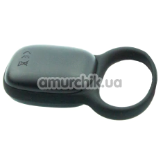 Набір ерекційних кілець для члена Love Magic Hank Vibraor Penis Ring, чорний - Фото №1