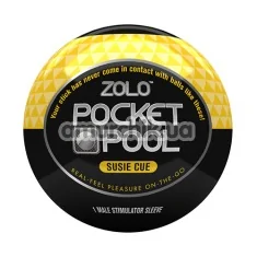 Мастурбатор Zolo Pocket Pool - Susie Cue - Фото №1