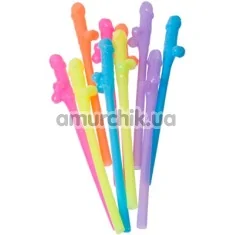 Трубочки для напитков Dicky Sipping Straws Bunt - разноцветные, 10 шт - Фото №1
