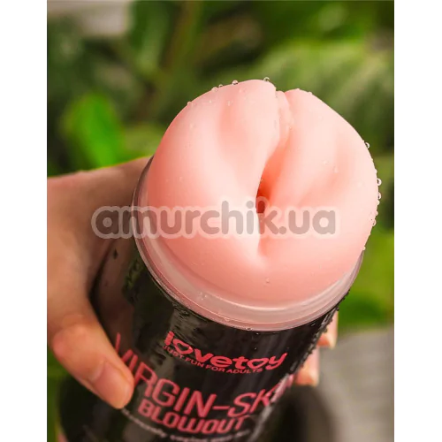 Мастурбатор Lovetoy Virgin-Skin Blowout Heavenly Vagina and Ass, телесный