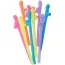 Трубочки для напоїв Dicky Sipping Straws Bunt - різнокольорові, 10 шт - Фото №1