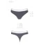 Трусики-стринги Passion PS007 Panties, серые - Фото №3