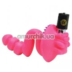 Вибратор Fancy Silicone Bear Hugs, розовый - Фото №1