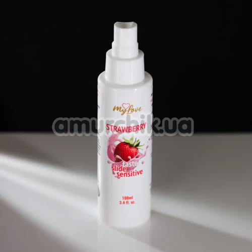Лубрикант MyLove Taste-Slide Sensitive Strawberry - полуниця, 100 мл
