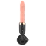 Вібратор з поштовхами і підігрівом Thrusting Dildo Sex Machine Vibrator Heating Function, тілесний - Фото №12