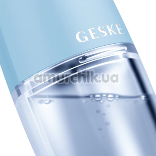 Устройство для очищения кожи лица Geske Aqua-Stream Face Cleanser 8 in 1, голубое