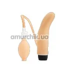 Вибратор Inflate A Vibe The Curve, телесный - Фото №1
