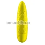 Кліторальний вібратор Satisfyer Ultra Power Bullet 5, жовтий - Фото №1