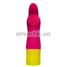 Клиторальный вибратор Passion Play Finger Silicone Mini Vibe, розовый - Фото №1