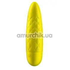 Кліторальний вібратор Satisfyer Ultra Power Bullet 5, жовтий - Фото №1