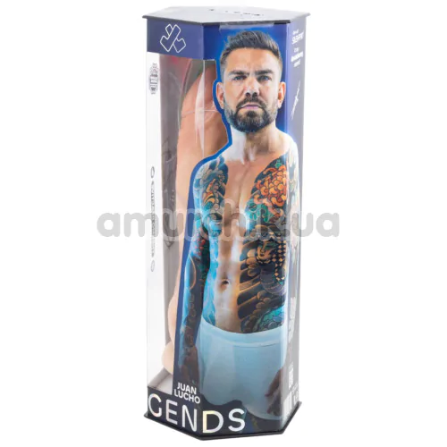 Фаллоимитатор Silexd Legends Juan Lucho Dildo 9, телесный