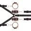 Фиксаторы для рук и ног Rosy Gold Nouveau Under-Mattress Restraint Set, золотые - Фото №2