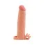 Насадка - удлинитель пениса с вибрацией Lovetoy Pleasure X-Tender Series LV1064, телесная - Фото №5