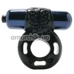 Виброкольцо Fantasy C-Ringz Vibrating Super Ring, черное - Фото №1