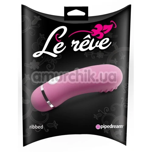 Кліторальний вібратор Le Reve Ribbed, рожевий