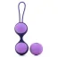 Вагінальні кульки Key Stella II Double Kegel Ball Set, фіолетові - Фото №2