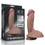 Фаллоимитатор Dual-Layered Silicone Nature Cock LV411051, коричневый - Фото №6