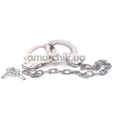Наручники Chrome Hand Cuffs With Extended Chain - Фото №1