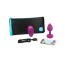 Анальна пробка з вібрацією B-Vibe Vibrating Jewel Plug S/M, малинова - Фото №9